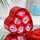 Мыльные розочки, трёхцветные, набор 6 шт. - Фото 3