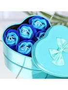 Мыльные розочки, трёхцветные, набор 6 шт., в коробке - Фото 7