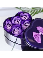 Мыльные розы, трёхцветные, набор 6 шт. - Фото 7