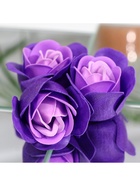 Мыльные розы, трёхцветные, набор 6 шт. - Фото 9