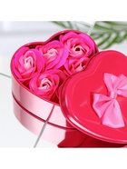 Мыльные розы, трёхцветные, набор 6 шт. - Фото 7