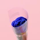 Мыльная роза, синяя - Фото 2