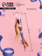 Мыльная роза, синяя - Фото 2