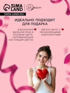 Мыльная роза на стебле в прозрачной упаковке, розовая - Фото 3