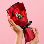Букет мыльных роз, красные - фото 318607869