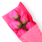 Букет мыльных роз, фуксия - Фото 6