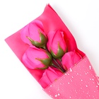 Букет мыльных роз, фуксия - Фото 9