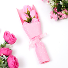 Букет мыльных роз, розовые - фото 8674882