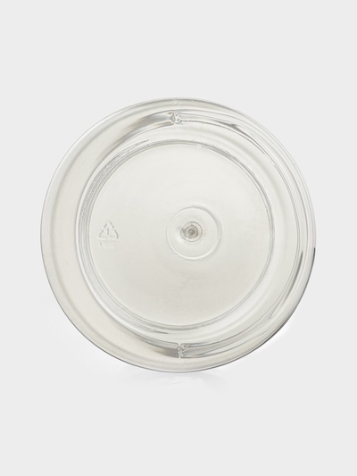 Ёмкость для сыпучих продуктов Asti, 1.5 л, d=9.2 см, h=27 см, пластик, прозрачная, крышка чёрная
