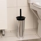 Комплект для туалета Rambai: ёршик с подставкой, 11,5×11,5×28 см, цвет чёрный - фото 1246159