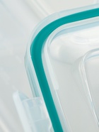 Набор контейнеров для хранения еды Idiland, 3 шт.: 400 мл, 800 мл, 1.5 л, пластик, герметичный, прозрачный, крышка голубая - Фото 5