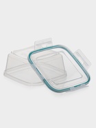 Контейнер для продуктов с защёлками, 800 мл, герметичная крышка, цвет прозрачный - Фото 4