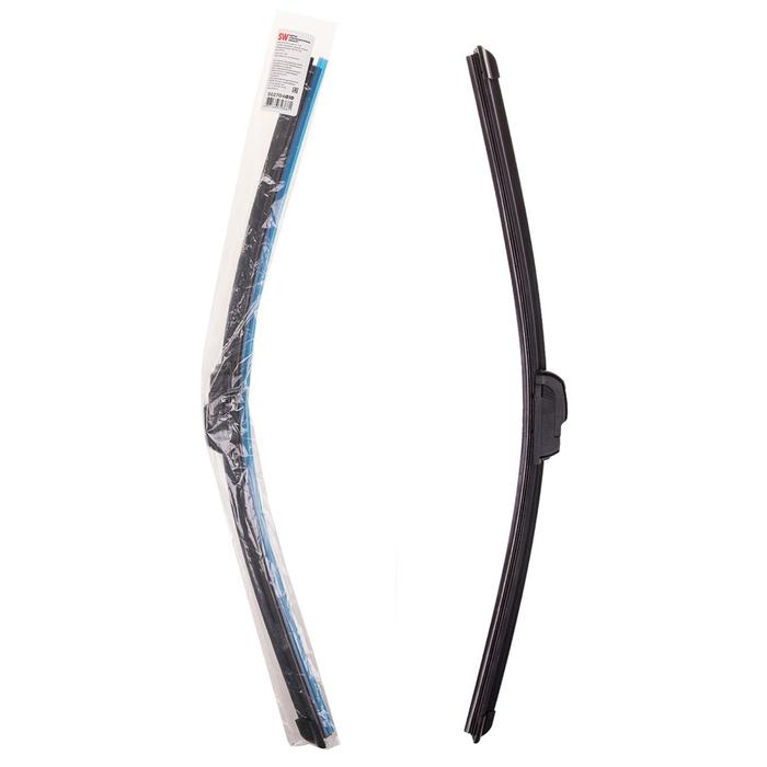 Щетка стеклоочистителя Skyway, 21"/ 530 мм, бескаркасная, в пакете - Фото 1