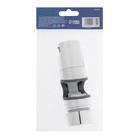 Держатель лейки для душевой стойки ZEIN Z87, универсальный 25 мм, пластик, хром - Фото 16