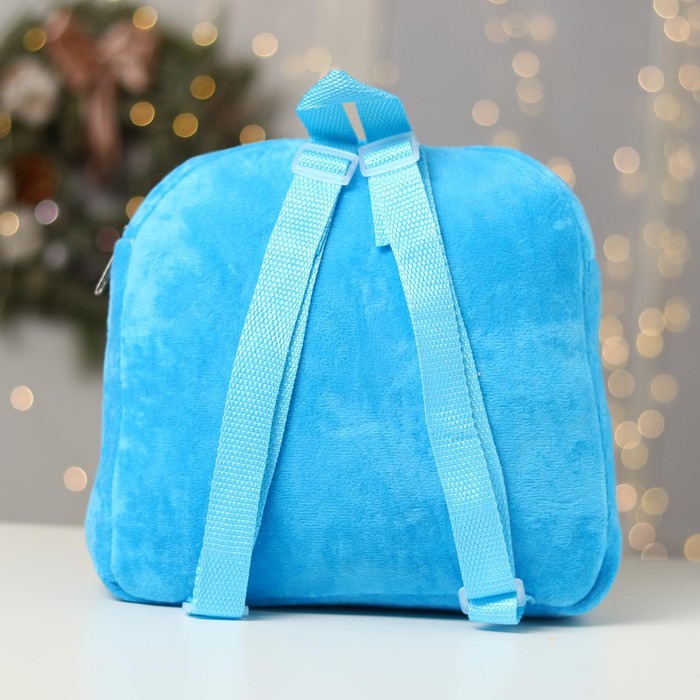 Новогодний детский рюкзак «Олень и снеговик», 27х29 см, на новый год - фото 1905842288