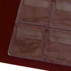 Альбом для монет на кольцах 225 х 265 мм, "Памятные монеты СССР", обложка ПВХ, 4 листа и 4 цветных картонных вставки, бордовый - Фото 8