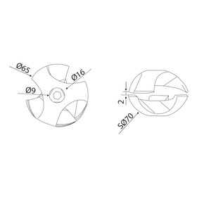 

Соединитель труб левый GP 1 SX (R-2 SX) LEFT CHROME