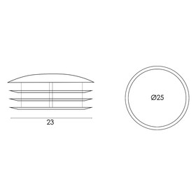 

Заглушка трубы GP 8 (R-17) CHROME