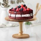 Подставка для торта и пирожных Adelica, 30×20 см, дерево берёза - Фото 1