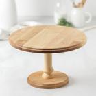 Подставка для торта и пирожных Adelica, 30×20 см, дерево берёза - Фото 2