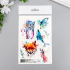 Татуировка на тело "Животные" 10х15 см - фото 24439617