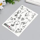 Татуировка на тело "Надписи" 10х15 см  (артикул 7350232)  большой выбор товаров оптом и в розницу по низким ценам с доставкой