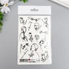 Татуировка на тело "Надписи" 10х15 см  (артикул 7350232)  большой выбор товаров оптом и в розницу по низким ценам с доставкой