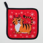 Прихватка "Люблю Новый год" 17х17см,35% х/л,65% п/э,ватин 250г/м2 6861856