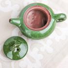 УЦЕНКА Набор для чайной церемонии «Лунный камень», 7 предметов: чайник 150 мл, чашки 50 мл, цвет зелёный - Фото 3