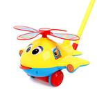 Каталка на палочке «Вертолётик», цвета МИКС - Фото 1