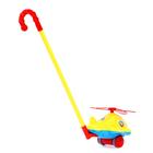 Каталка на палочке «Вертолётик», цвета МИКС - Фото 3