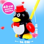 Каталка на палочке «Пингвин», цвета МИКС - Фото 2