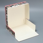 Упаковка для кондитерских изделий «Городок», 20 х 17 х 6 см, Новый год - Фото 5