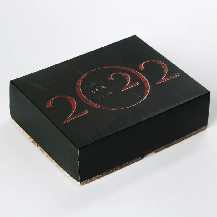 Упаковка для кондитерских изделий «Новый год», 20 × 17 × 6 см