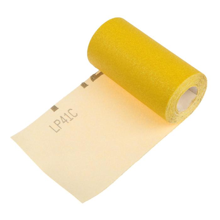 Бумага наждачная БАЗ 75651, LP41C, на бумажной основе, в рулоне, P120, 100 мм х 5 м
