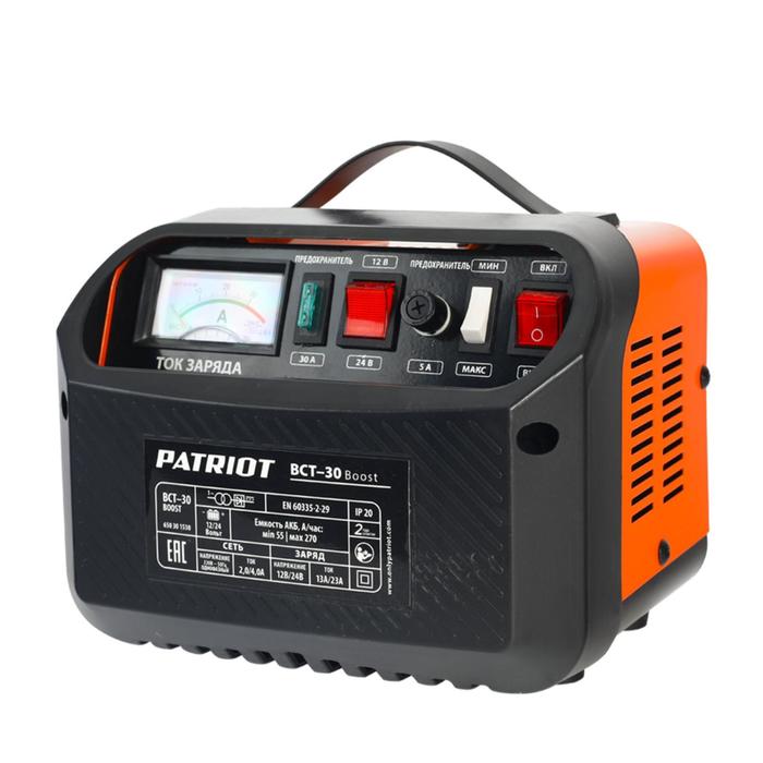 Зарядно-предпусковое устройство PATRIOT BCT-30 Boost - Фото 1