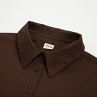 Рубашка женская MINAKU: Casual Collection, шоколадная, размер 48 - фото 48464065