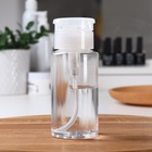 Флакон с помпой, 175 мл, белый, прозрачный - Фото 2