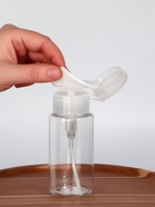 Флакон с помпой, 175 мл, белый, прозрачный - Фото 6