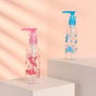 Бутылочка для хранения, с дозатором, 100 мл, цвет МИКС - Фото 1