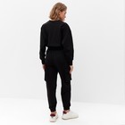 Костюм женский (брюки, свитшот) MINAKU: Casual Collection цвет чёрный, размер 44 - Фото 8