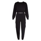 Костюм женский (брюки, свитшот) MINAKU: Casual Collection цвет чёрный, размер 46 - фото 21351812 Костюм женский (брюки, свитшот) MINAKU: Casual Collection цвет чёрный, размер 46 - фото 21351812