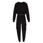 Костюм женский (брюки, свитшот) MINAKU: Casual Collection цвет чёрный, размер 46 - фото 21351807 Костюм женский (брюки, свитшот) MINAKU: Casual Collection цвет чёрный, размер 46 - фото 21351807