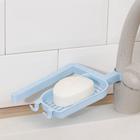 Держатель для мелочей с мыльницей, на кран, 21×12,5×1 см, цвет МИКС - фото 25617665