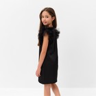 Платье нарядное детское, цвет чёрный, рост 158 см - Фото 5