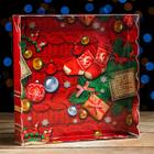 Коробочка для печенья "С новым годом!", 15 х 15 х 3 см (комплект 10 шт) - фото 21351944