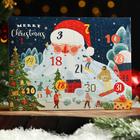 Адвент календарь с шоколадом " Поздравление Деда мороза", 12х5 г - Фото 1