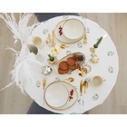 Скатерть новогодняя «Этель» Christmas bells, d=150 см ±3 см с ГМВО, 100% хлопок, саржа 190 г/м² - Фото 7