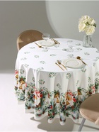 Скатерть новогодняя «Этель» Christmas bells, d=220±3 см с ГМВО, 100% хлопок, саржа 190 г/м² - Фото 5