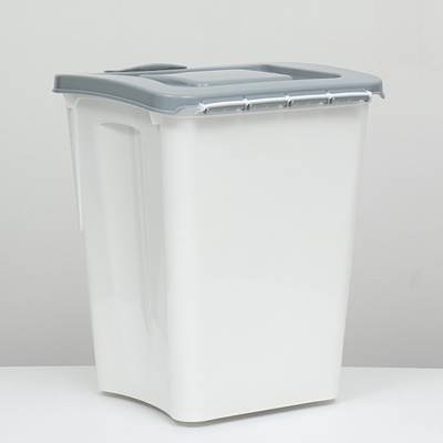 Контейнер для корма, 36 л, серый